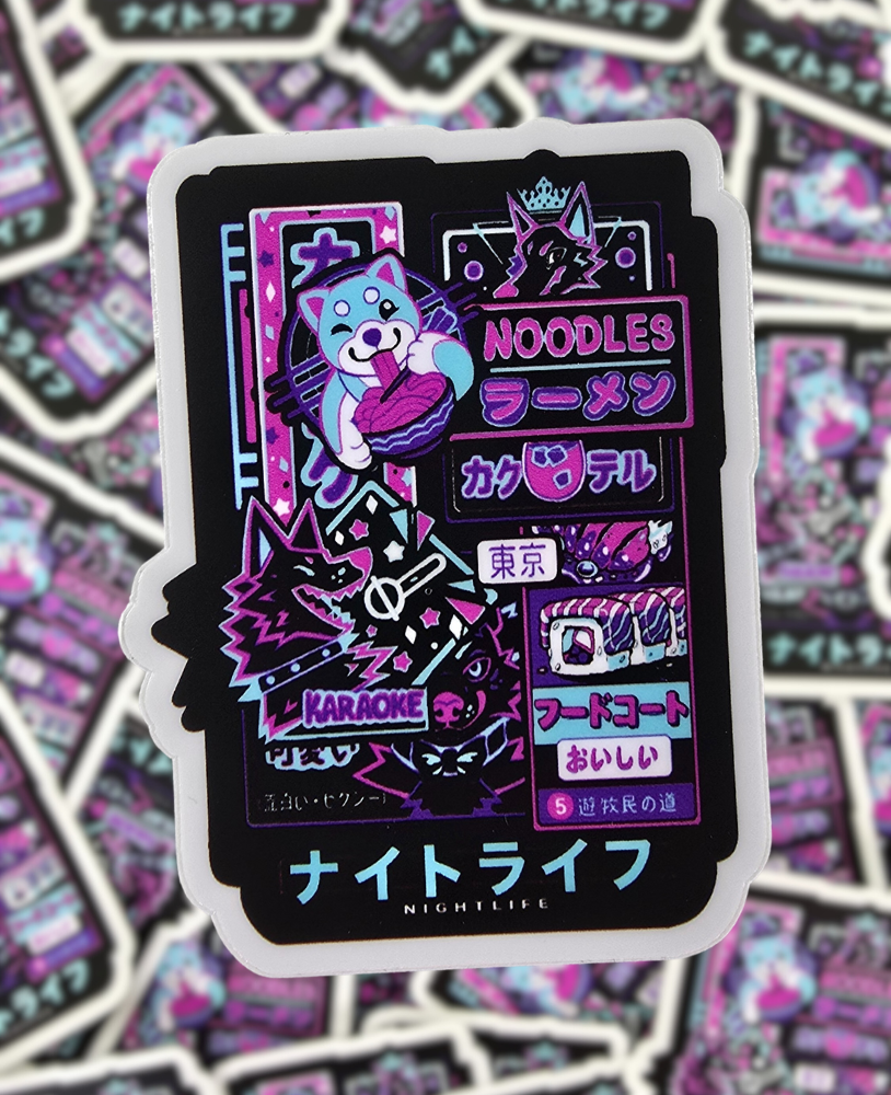 Nightlife - Sticker